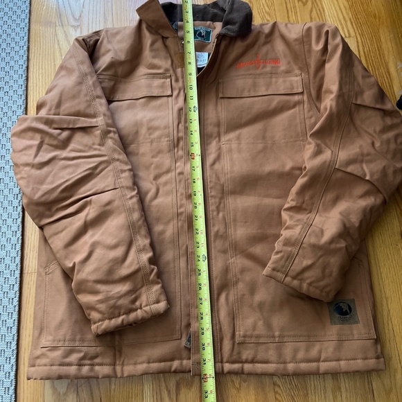 Berne Apparel Long Sleeve Heritage Duck Chore Coat Mens Size L Brown - Picture 9 of 9